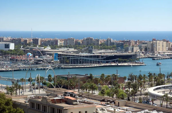 Blick vom Hafen von Barcelona — Stockfoto
