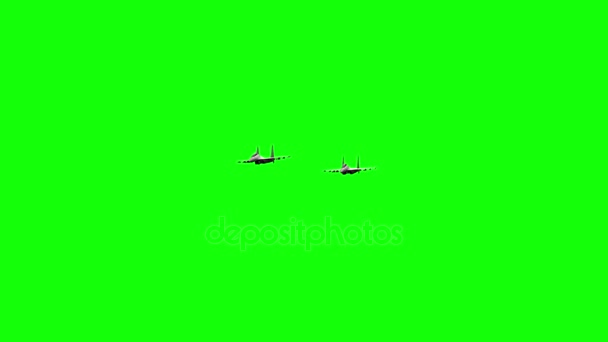 在飞行中的喷气式战斗机 — 图库视频影像