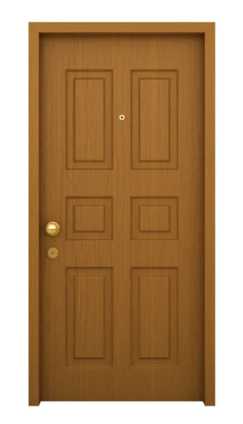Дверь с рамой — стоковое фото