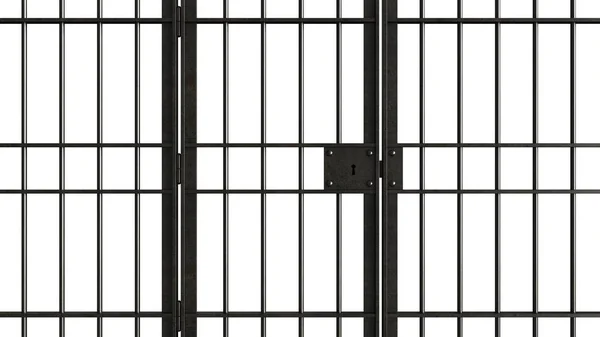 Metal jail bars — Stock Photo, Image