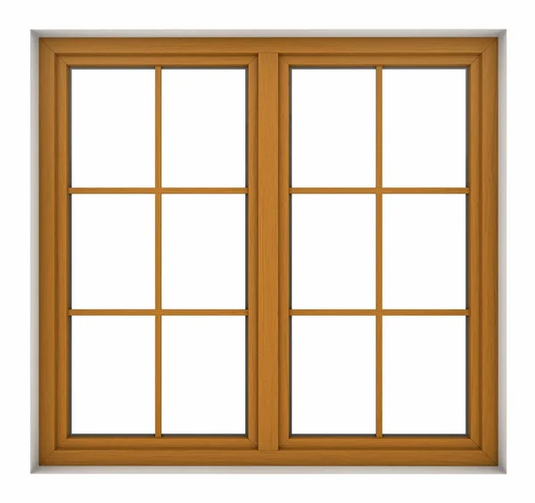 Wooden window frame — Stock Photo, Image