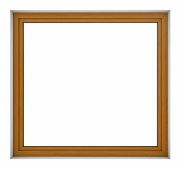 Holzfensterrahmen — Stockfoto