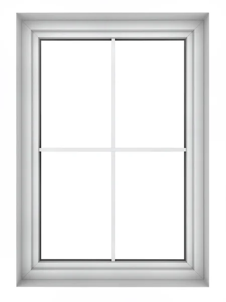 Telaio finestra in plastica — Foto Stock