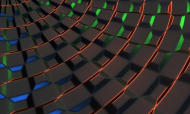 Soyut arkaplan tasarımının 3d görüntüsü