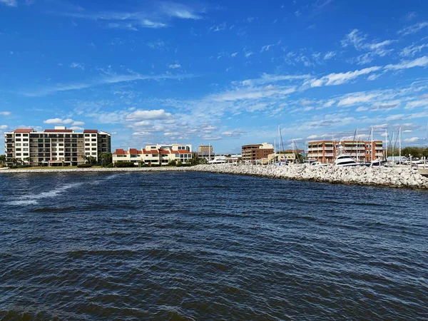 Widok Port Royal Całej Pensacola Bay Pensacola Floryda Usa — Zdjęcie stockowe