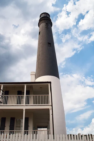 Vista Farol Pensacola Com Vista Para Baía Pensacola Flórida Eua — Fotografia de Stock