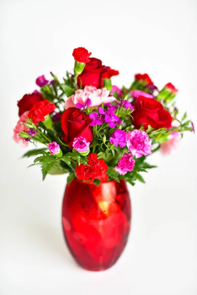 Buquê de flores vermelhas — Fotografia de Stock