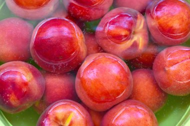 Taze sulu Şeftali meyve