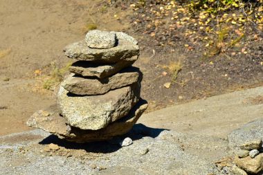 Yığılmış rock Bahçe