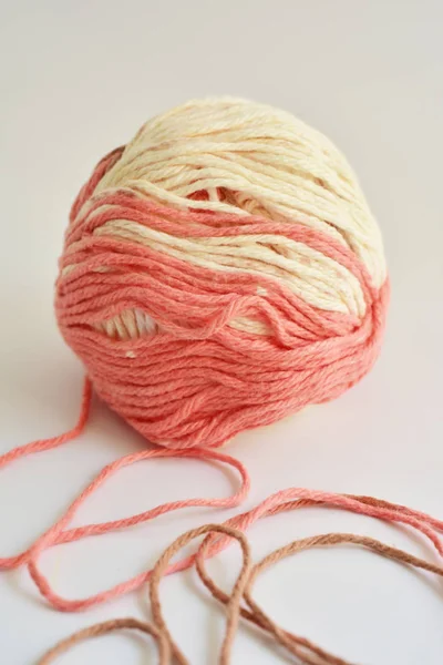 Fio de algodão para tricô — Fotografia de Stock