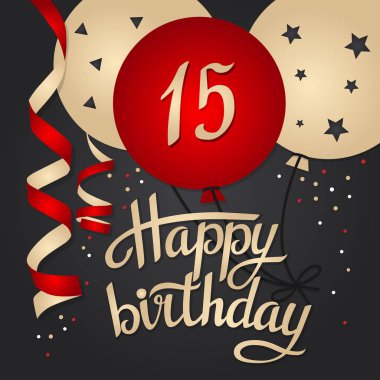 mutlu doğum günü kartı şablonu