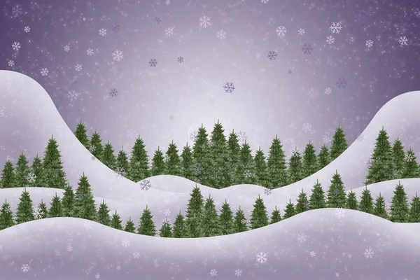 Weihnachtskarte Für Den Winterurlaub — Stockfoto