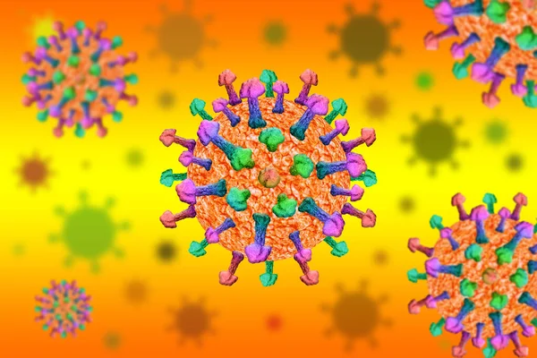 Infekční Koronavirová Epidemie Koronaviry Chřipkové Lékařské Krize Jako Nebezpečné Chřipkové — Stock fotografie