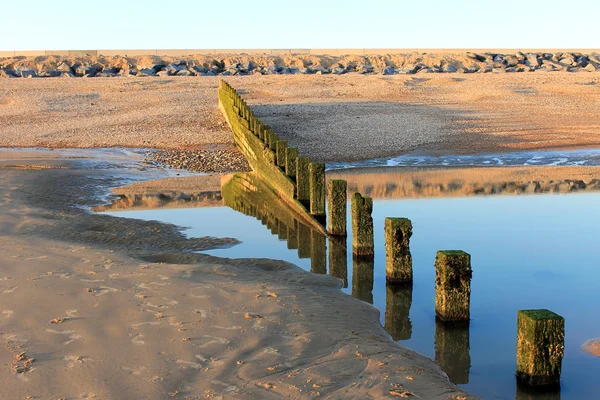 Day scene from Camber Sands, United Kingdom — Stockfoto