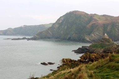 Kıyı şeridi Ilfracombe, Devon yakınında