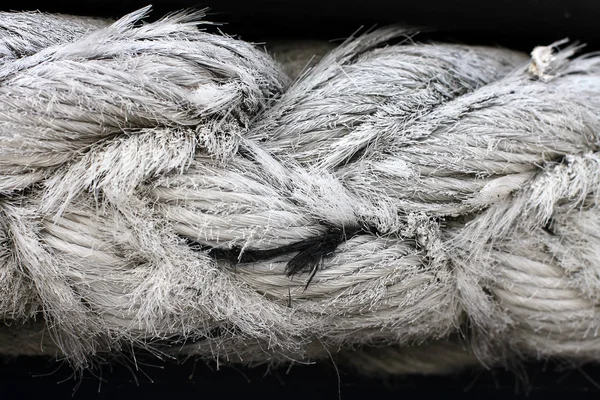 Nautical rope, closeup background texture — Stock Photo, Image