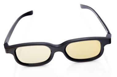 sarı renk tarafından 3D gözlük