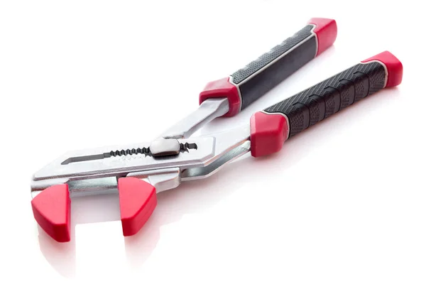 Adjustable Wrench on white — Stock Photo, Image