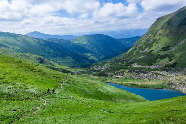 Lago de montanha Brebeneskul — Fotografia de Stock