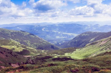 bir Karpat Dağları peyzaj 