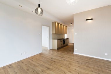 Boş oda ile iç mutfak