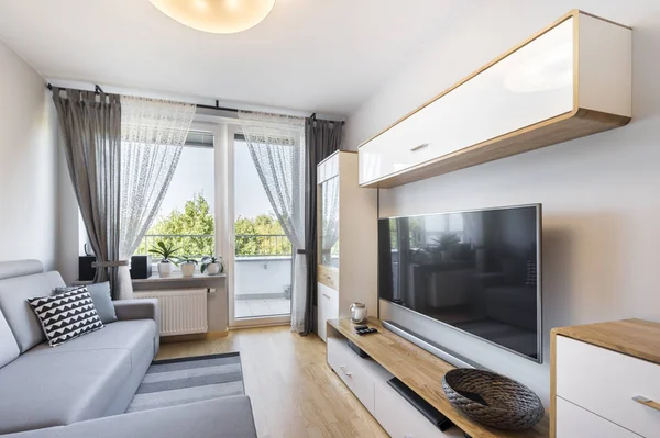 Oturma odasında küçük daire