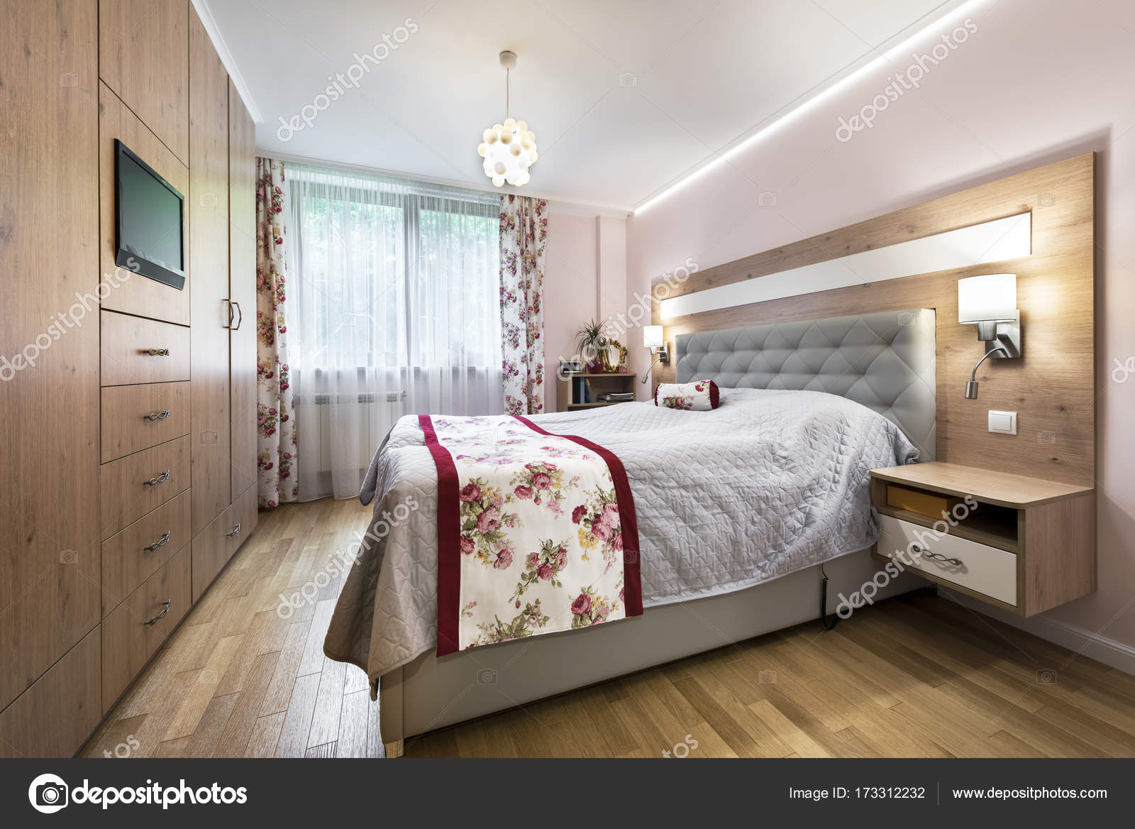 Diseño de interiores de dormitorios con estilo — Fotos de Stock ... Diseño de interiores de dormitorios con estilo — Fotos de Stock ...