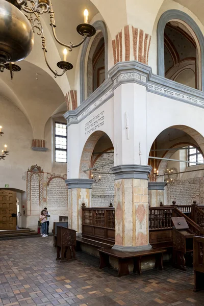 Interior of the historic great synagogue building — Stock Photo, Image