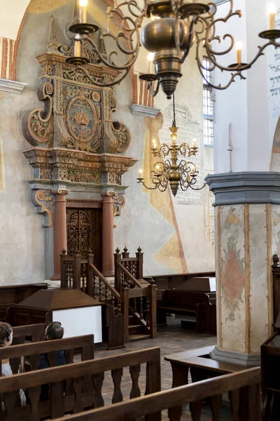 Wnętrze budynku zabytkowego Wielka Synagoga — Zdjęcie stockowe