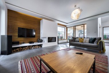 Modern iç tasarım - oturma odası