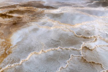Kireçtaşı ve Kaya oluşumları, Yellowstone, Usa