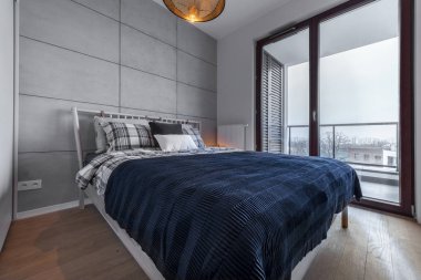 Modern yatak odası iç tasarımı