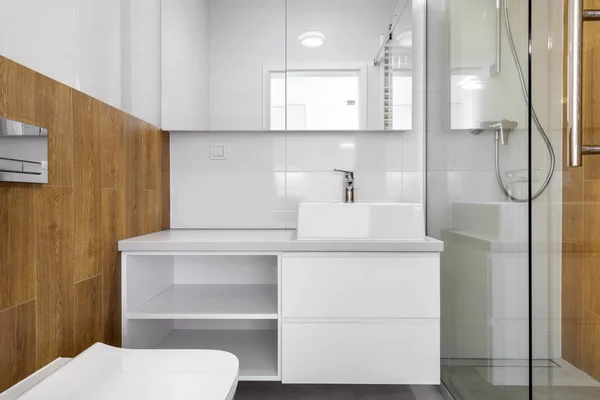 Modern banyo iç tasarımı — Stok fotoğraf