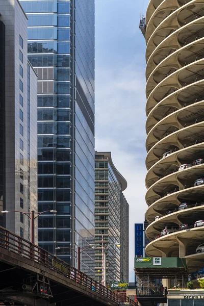 Budynek Marina City w Chicago — Zdjęcie stockowe