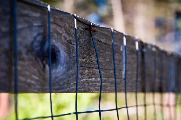 Détail d'une clôture de ferme — Photo