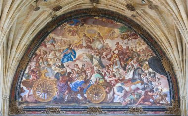 Convento de San Esteban Salamanca, İspanya fresco
