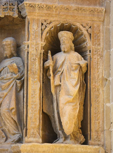 Sint Jakobus de meerdere in de Saint Thomas kerk of Haro, La R — Stockfoto