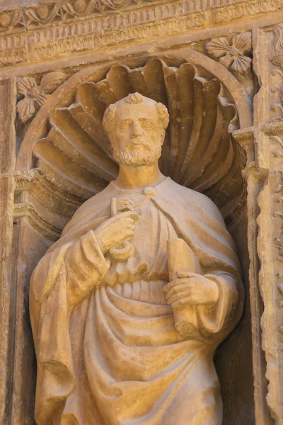 Saint peter in der saint thomas kirche von haro, la rioja — Stockfoto