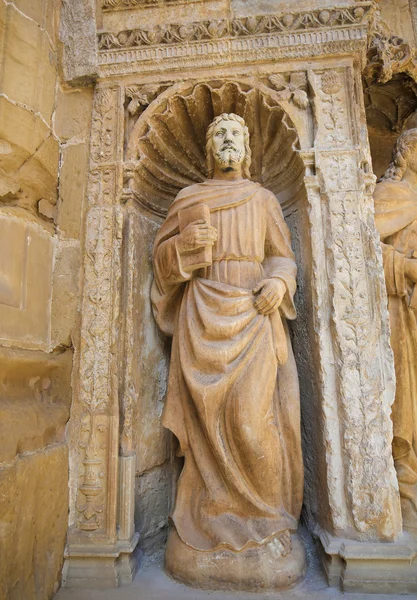 Matthew Evangelist kilise Haro, La Rioja, heykeli — Stok fotoğraf
