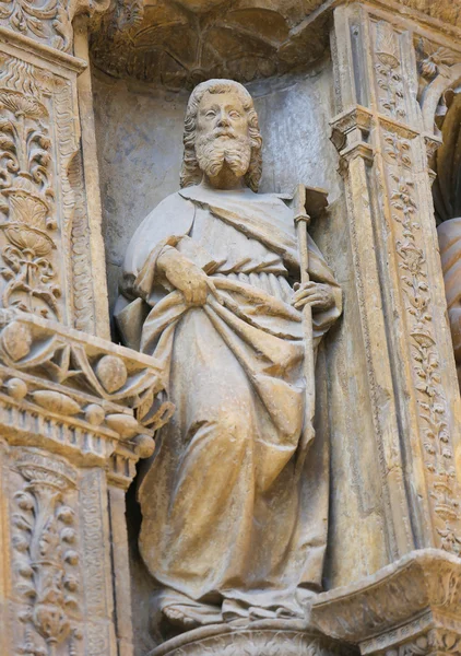 Portada Preside della Chiesa di San Tommaso di Haro, La Rioja — Foto Stock