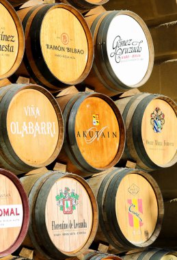 Şarap fıçıları Haro, La Rioja, İspanya