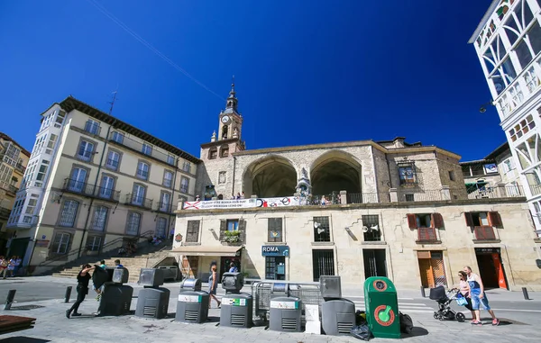 Andre Maria Zuria square in Vitoria-Gasteiz — Stock Photo, Image