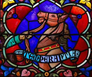 Temperance - vitray Mechelen katedral içinde