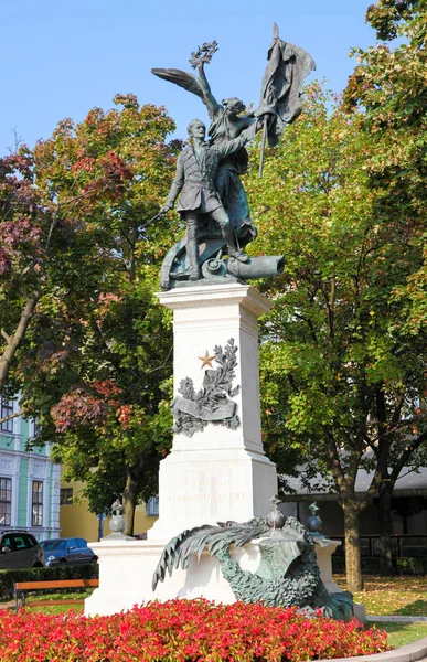 1849-ungerska försäkran om Independence Monument, Budapest, H — Stockfoto