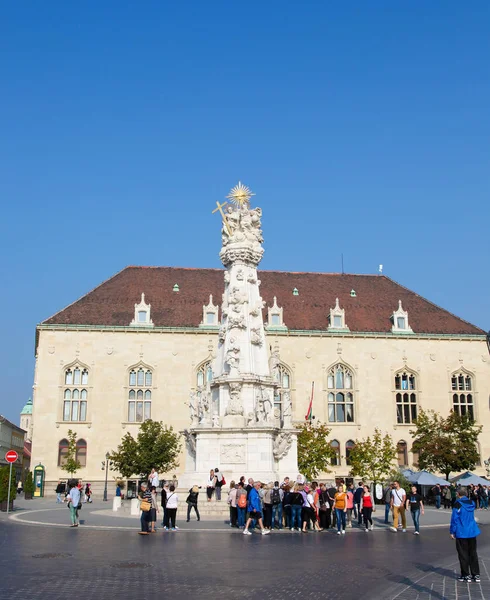 Columna de Santa Trinidad en Budapest, Hungría — Foto de Stock