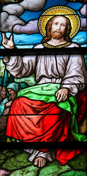 Preek op de berg door Jezus Christus — Stockfoto