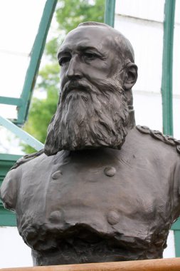 Bust of King Leopold II of the Belgians clipart