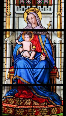 Vitray - Meryem ve çocuk İsa
