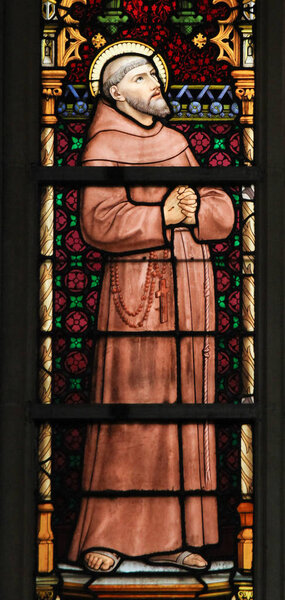 Стабильное стекло - Святой Франциск Ассизский
