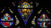 Glasmalerei - Eucharistie und heiliger Gral